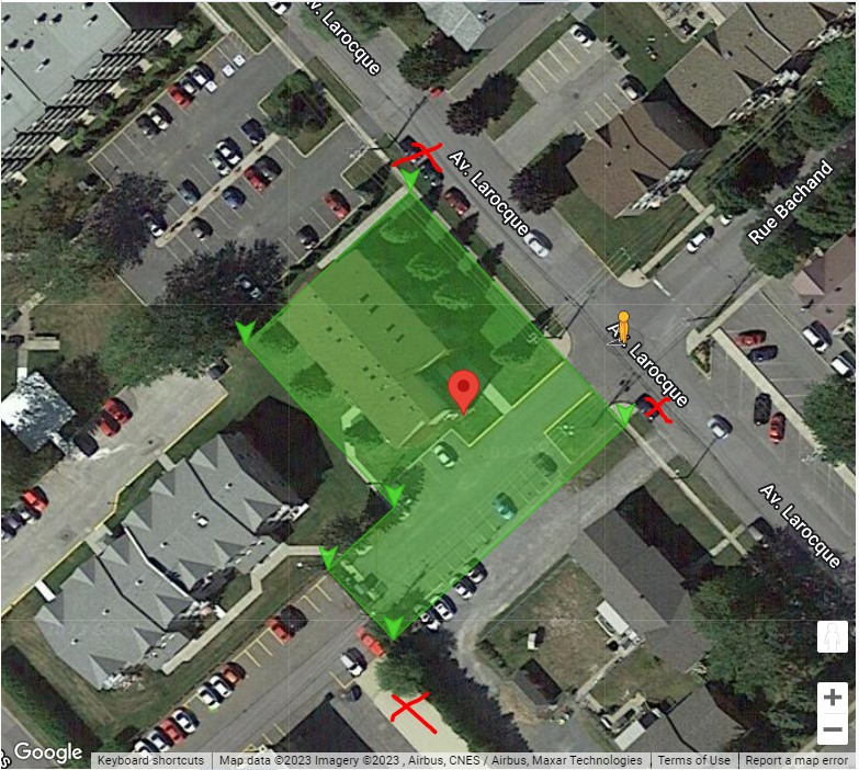 Image 5: Future developments include automatically moving to the edges of a lot polygon and taking pictures.